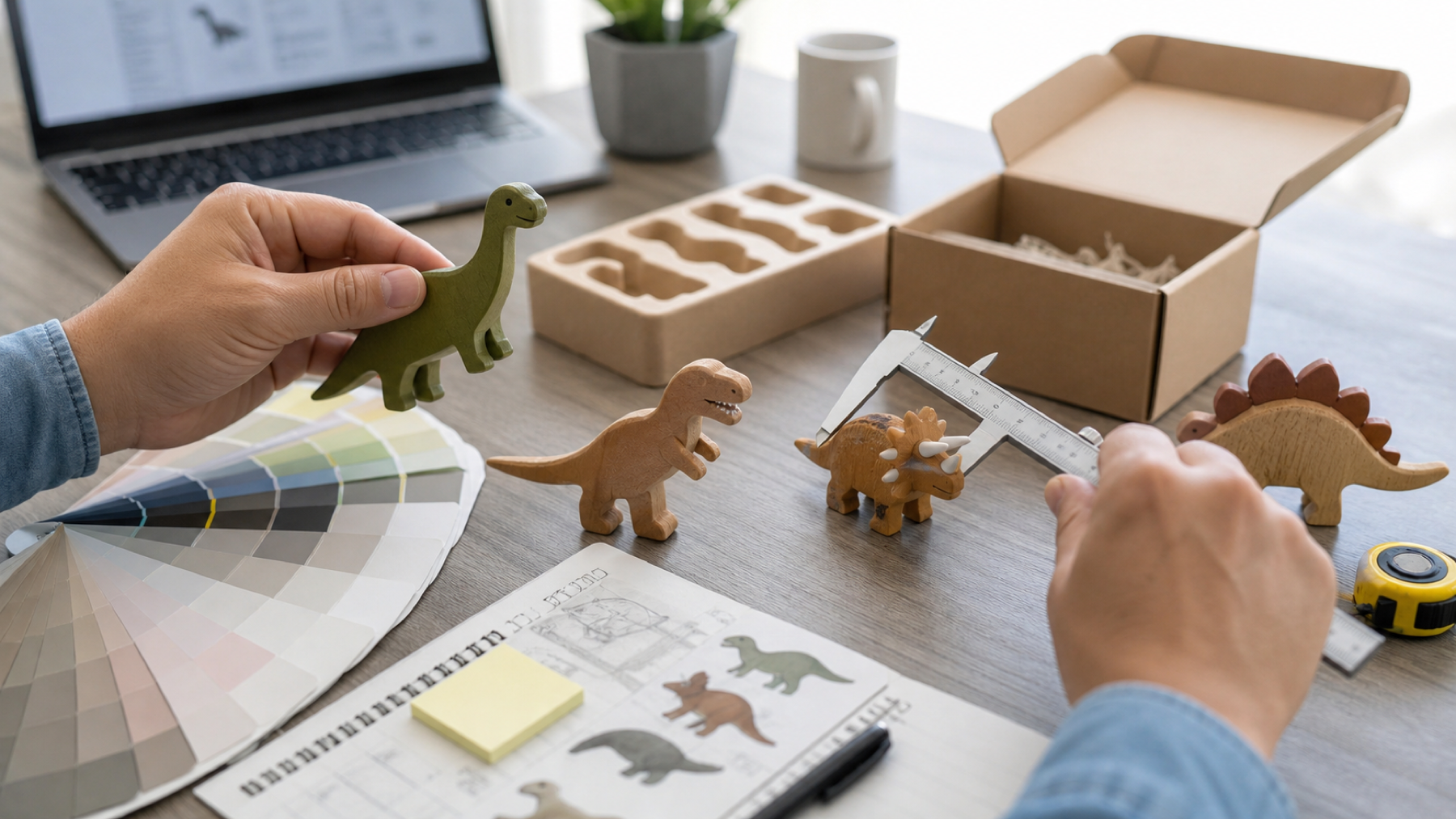 Toy sample measurement before testing and approval